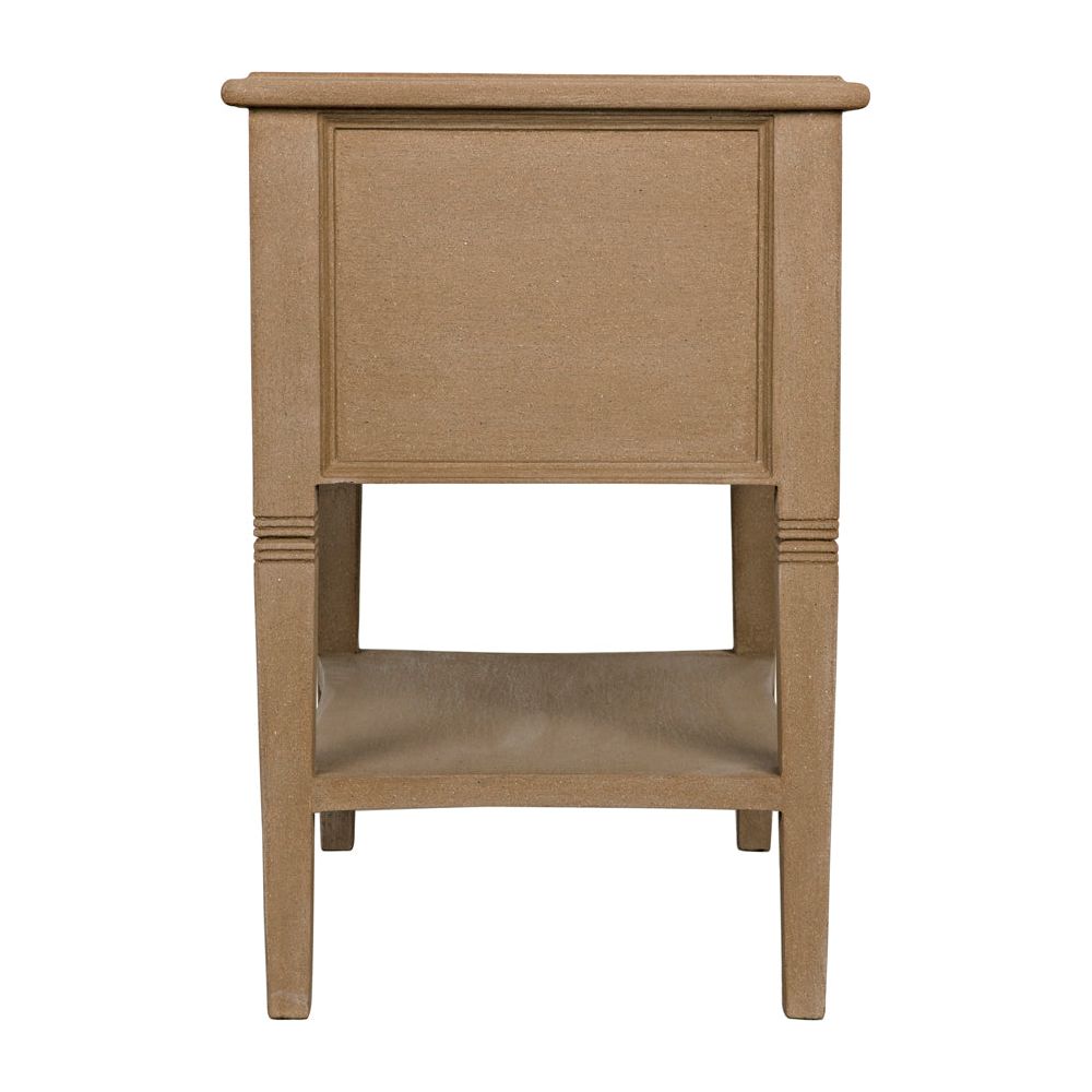Oxford 2-Drawer Side Table Weathered by NOIR