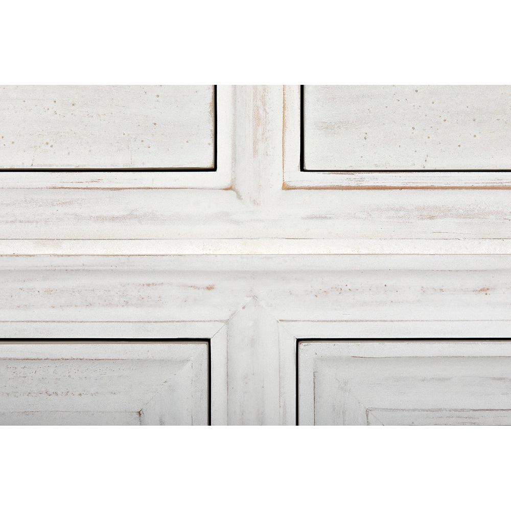 Oxford 2-Drawer Side Table, White Wash by NOIR