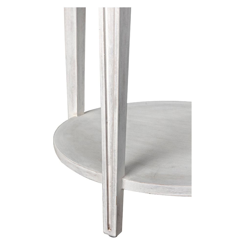 Imperial Side Table, White Wash by NOIR