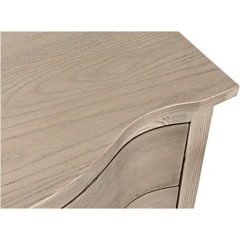 Curved Front Side Table by NOIR