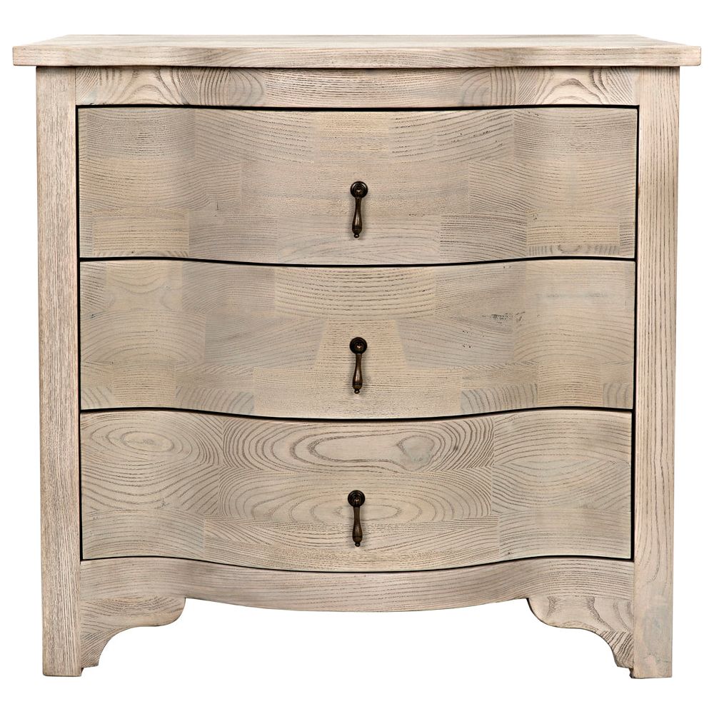 Curved Front Side Table by NOIR