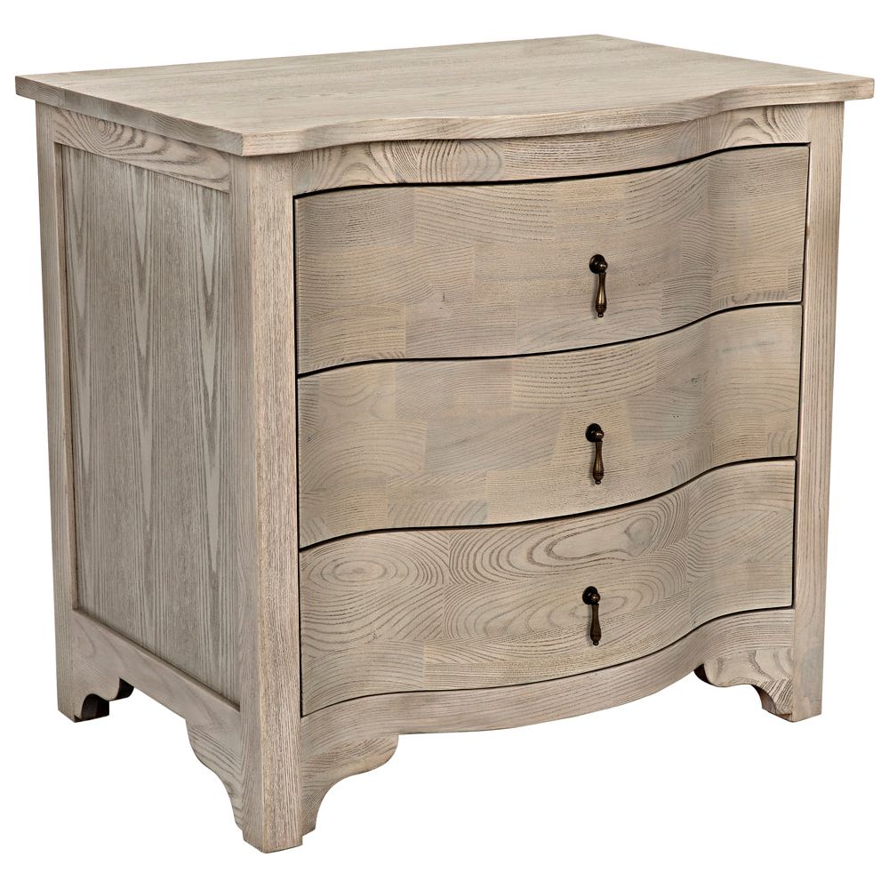 Curved Front Side Table by NOIR