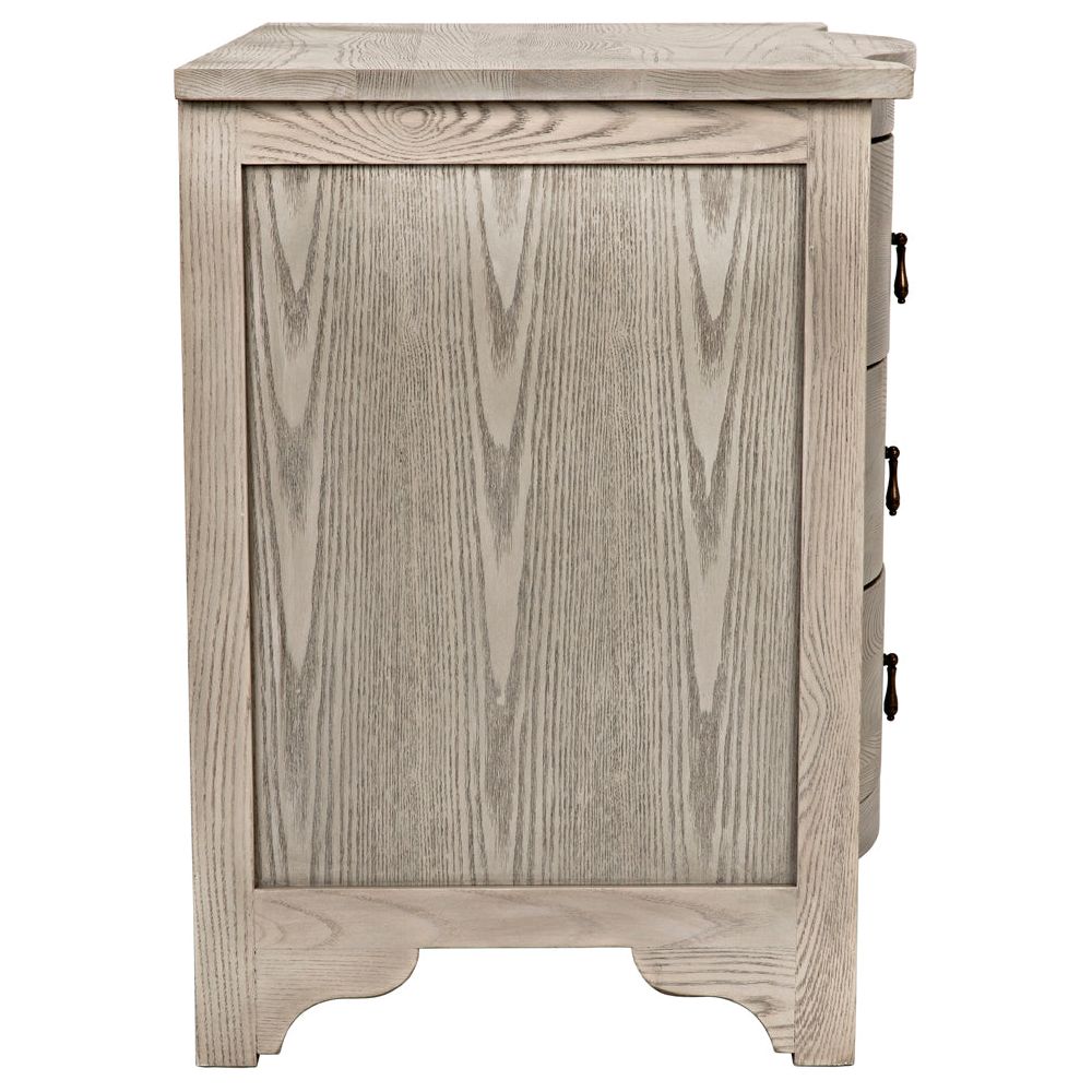 Curved Front Side Table by NOIR