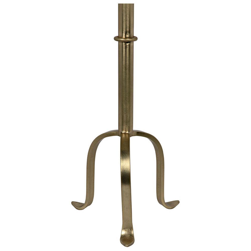 Tini Side Table, Metal with Brass Finish by NOIR