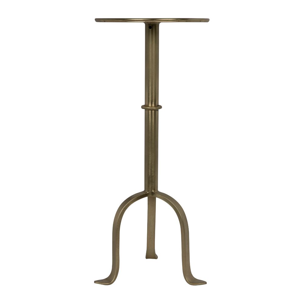 Tini Side Table, Metal with Brass Finish by NOIR
