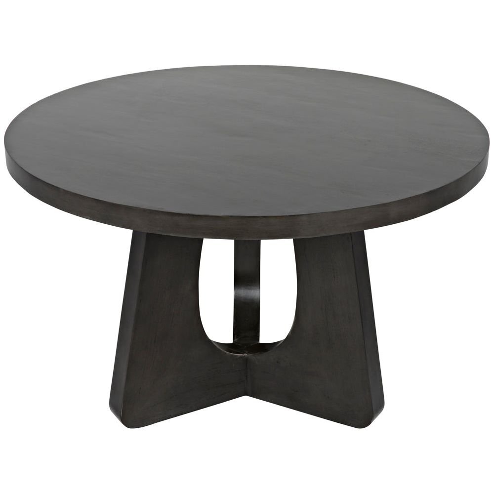 Nobuko Dining Table, 48" Diameter, Pale by NOIR