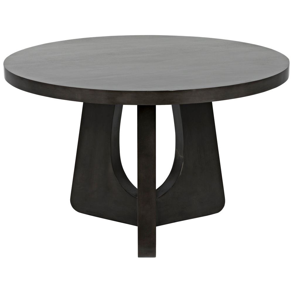 Nobuko Dining Table, 48" Diameter, Pale by NOIR