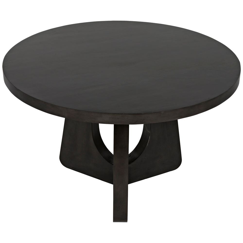Nobuko Dining Table, 48" Diameter, Pale by NOIR