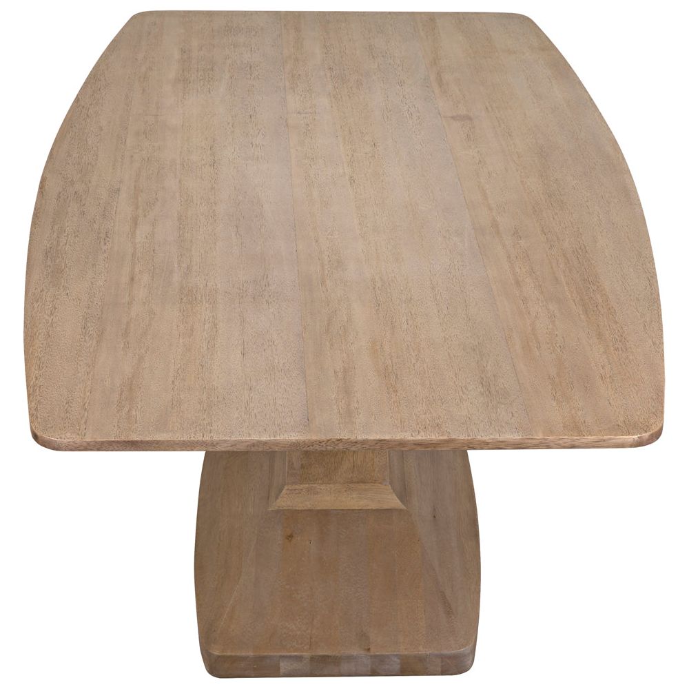 Travis Table, Washed Walnut by NOIR