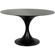 Herno Table, 48", Black Iron by NOIR