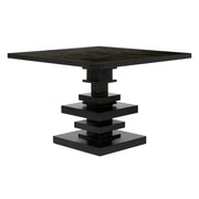 Corum Square Table, Hand Rubbed Black by NOIR