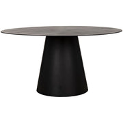 Vesuvius Dining Table, Black Iron by NOIR