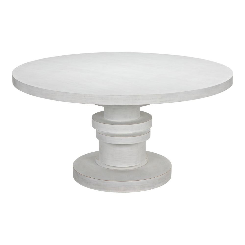 Hugo Dining Table 60", White Wash by NOIR