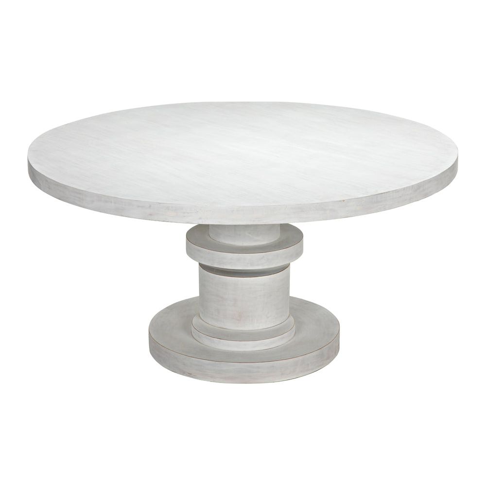 Hugo Dining Table 60", White Wash by NOIR