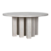 Resistance Dining Table, White Wash by NOIR
