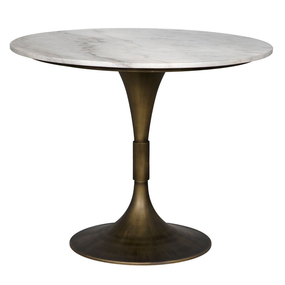 Jman Table 36", Aged Brass Finish by NOIR
