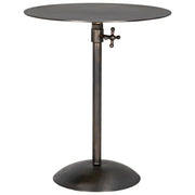 Felix Side Table, Gun Metal Finish by NOIR