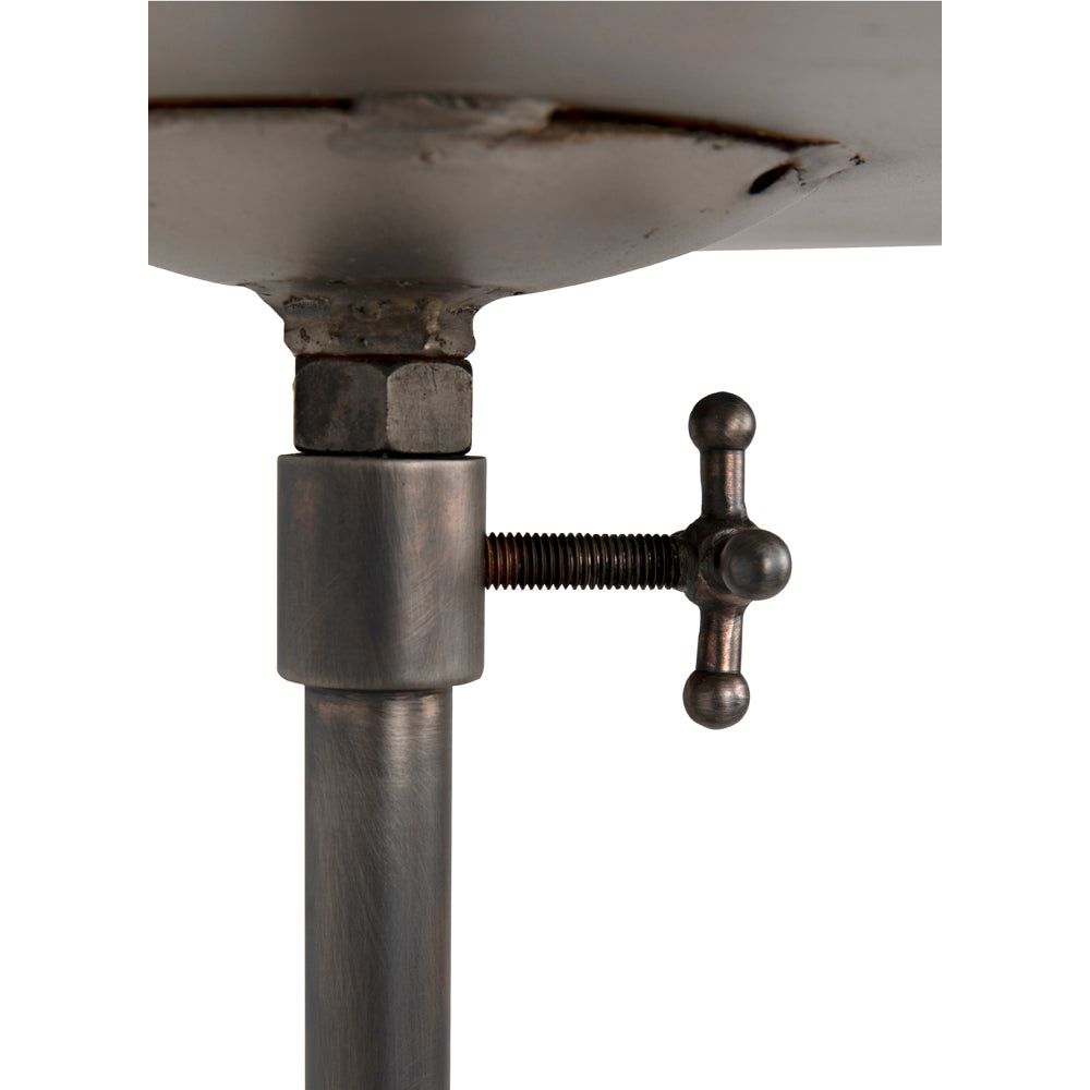 Felix Side Table, Gun Metal Finish by NOIR