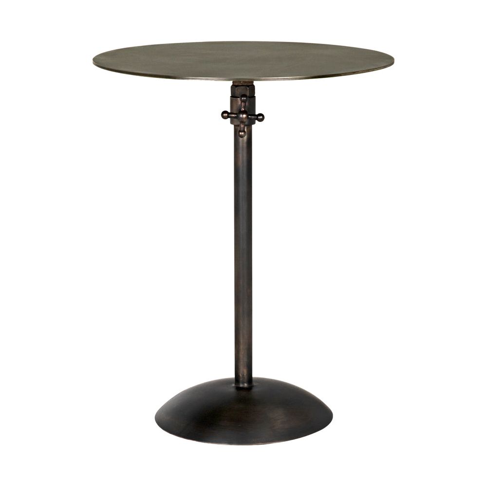 Felix Side Table, Gun Metal Finish by NOIR