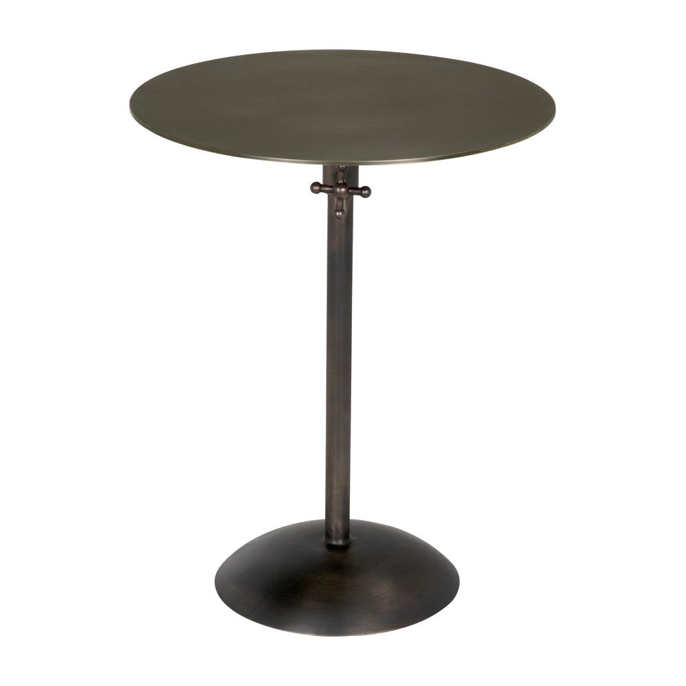 Felix Side Table, Gun Metal Finish by NOIR