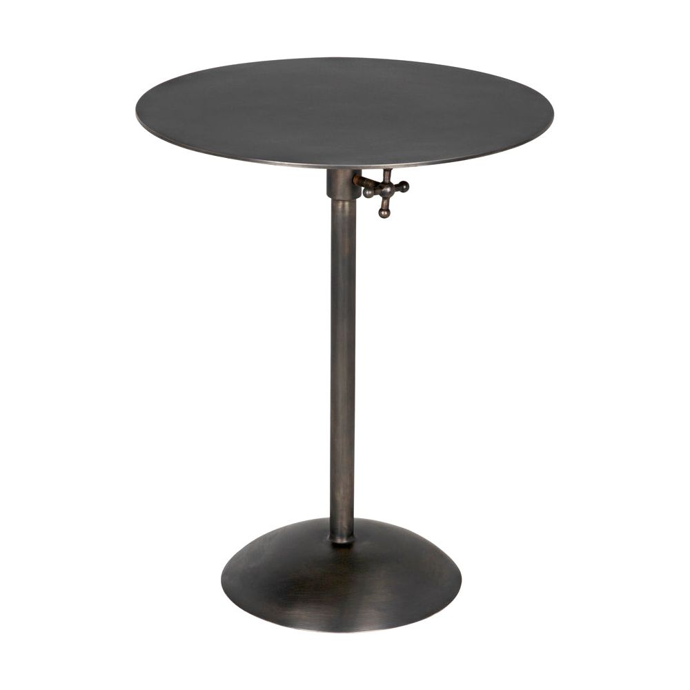 Felix Side Table, Gun Metal Finish by NOIR