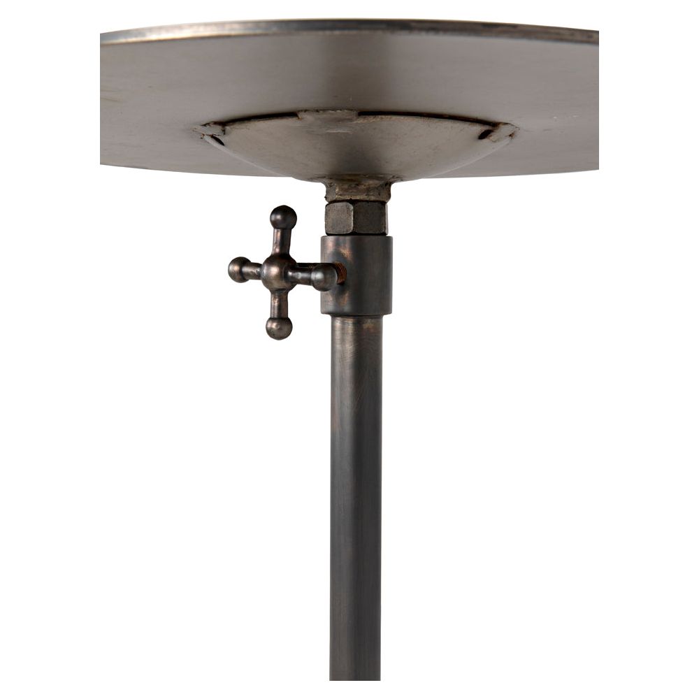 Felix Side Table, Gun Metal Finish by NOIR