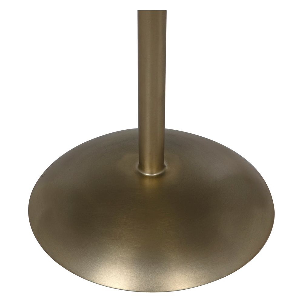 Felix Side Table, Metal with Brass Finish by NOIR