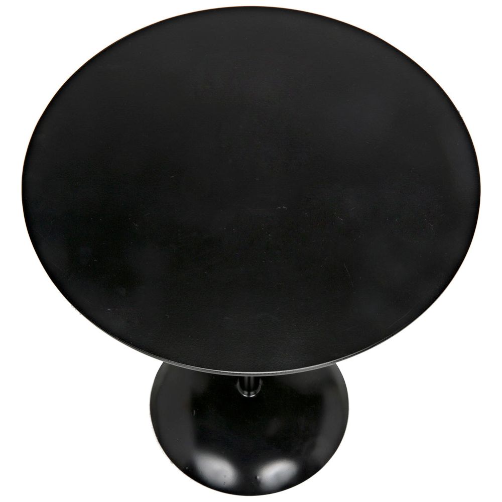 Felix Side Table, Black Iron by NOIR