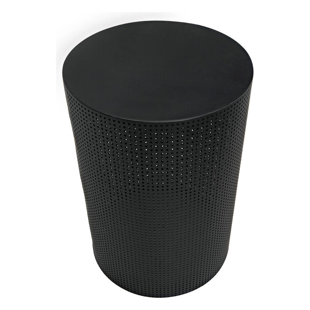 Dixon Side Table, Large, Black Iron by NOIR