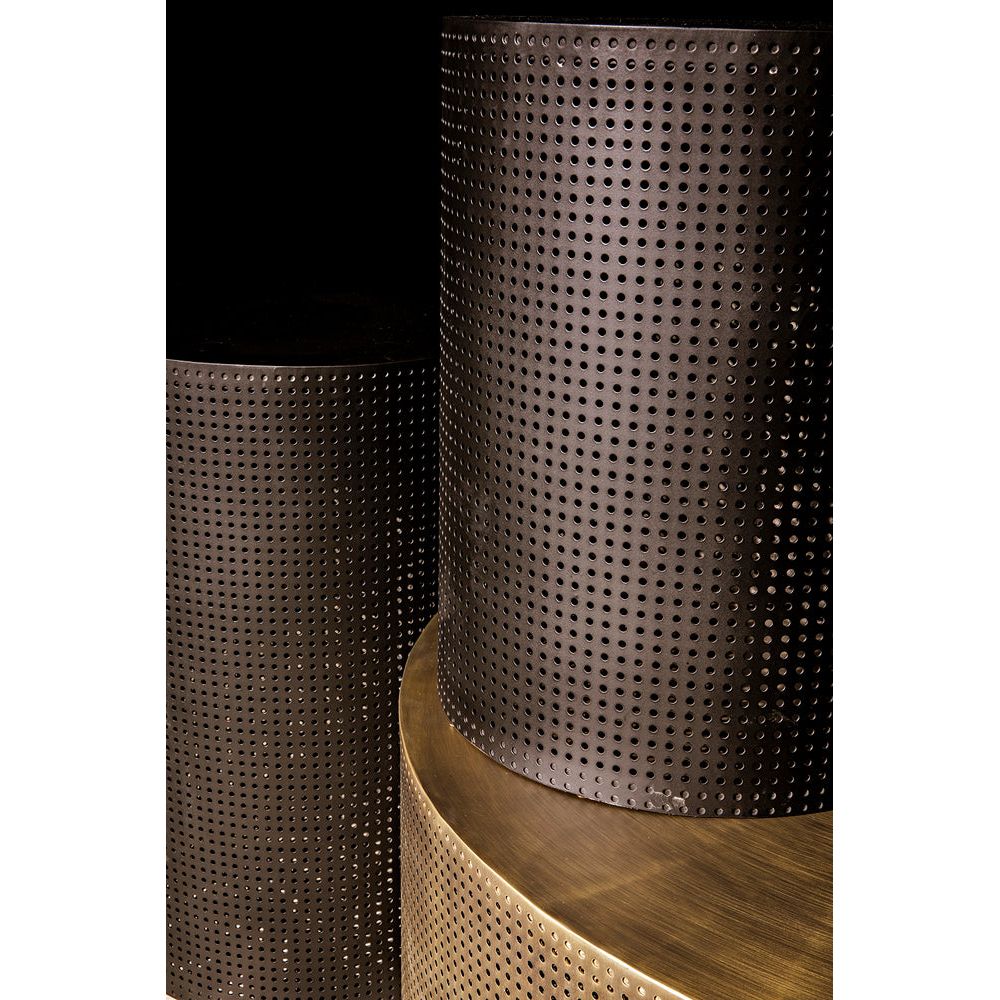 Dixon Side Table, Small, Black Iron by NOIR