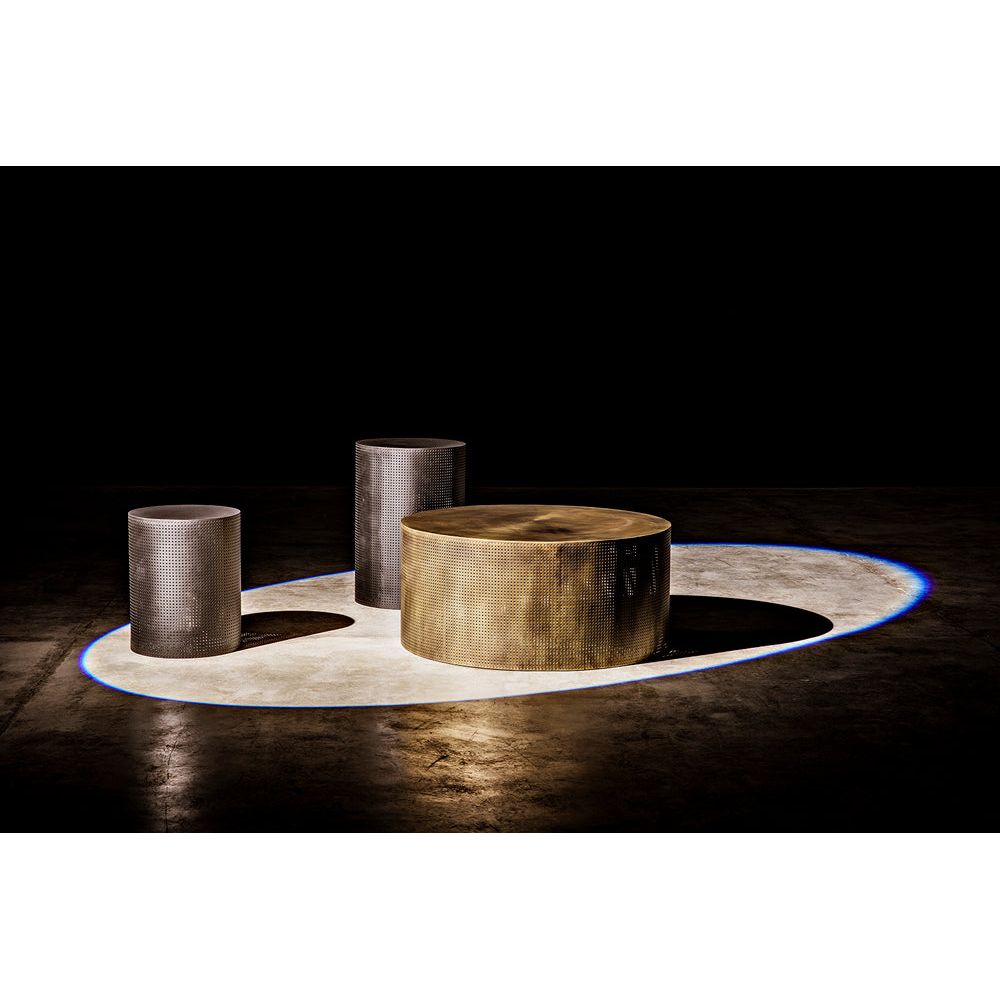 Dixon Side Table, Small, Black Iron by NOIR