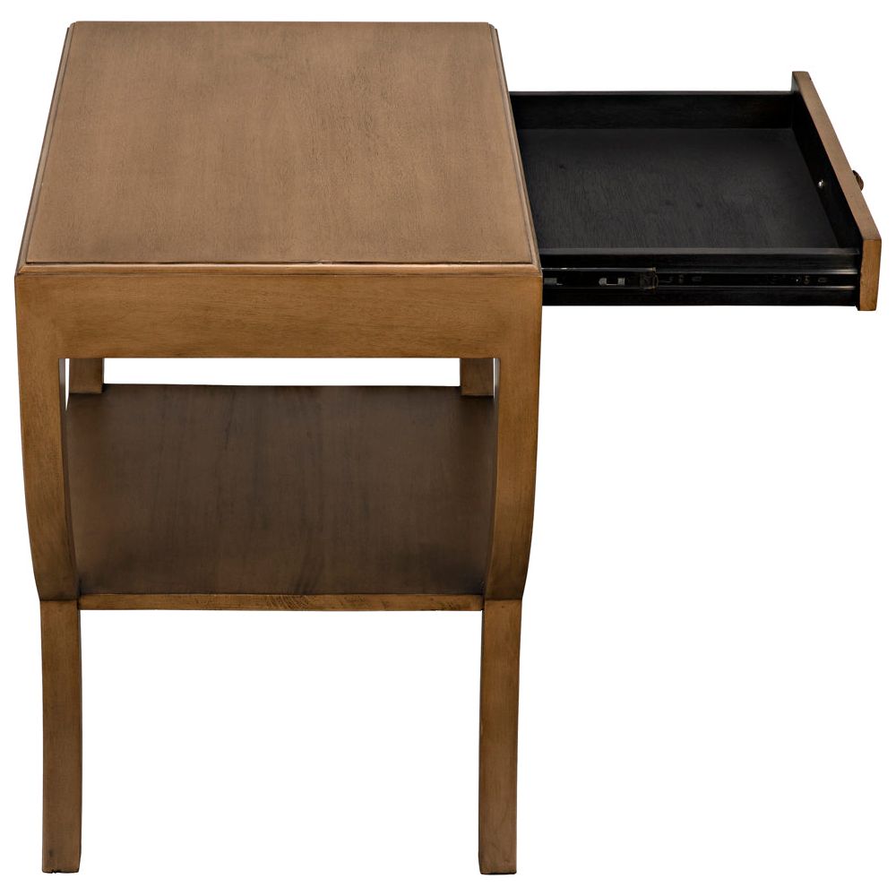Maude Side Table, Saddle Brown by NOIR