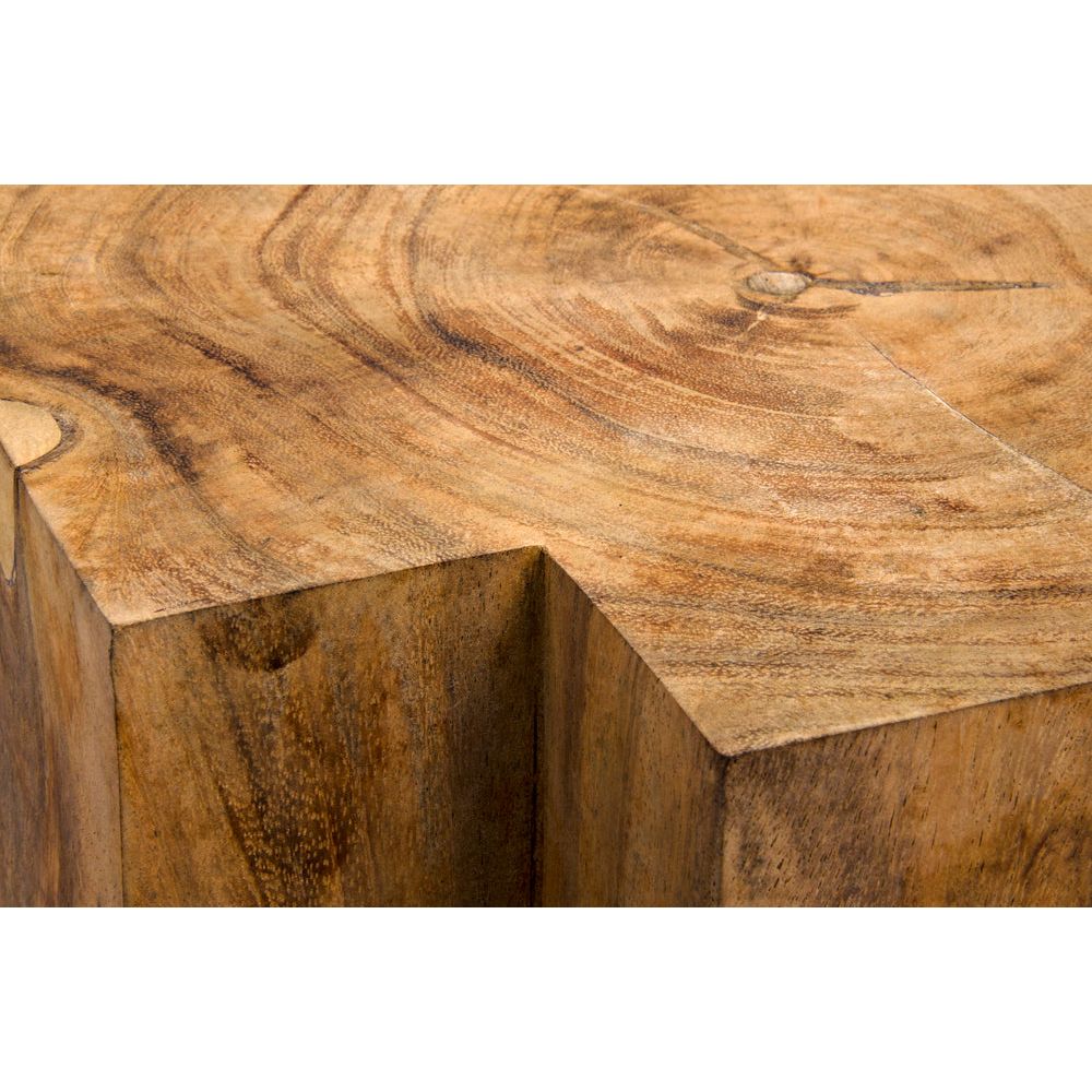 Haru Side Table, Teak by NOIR