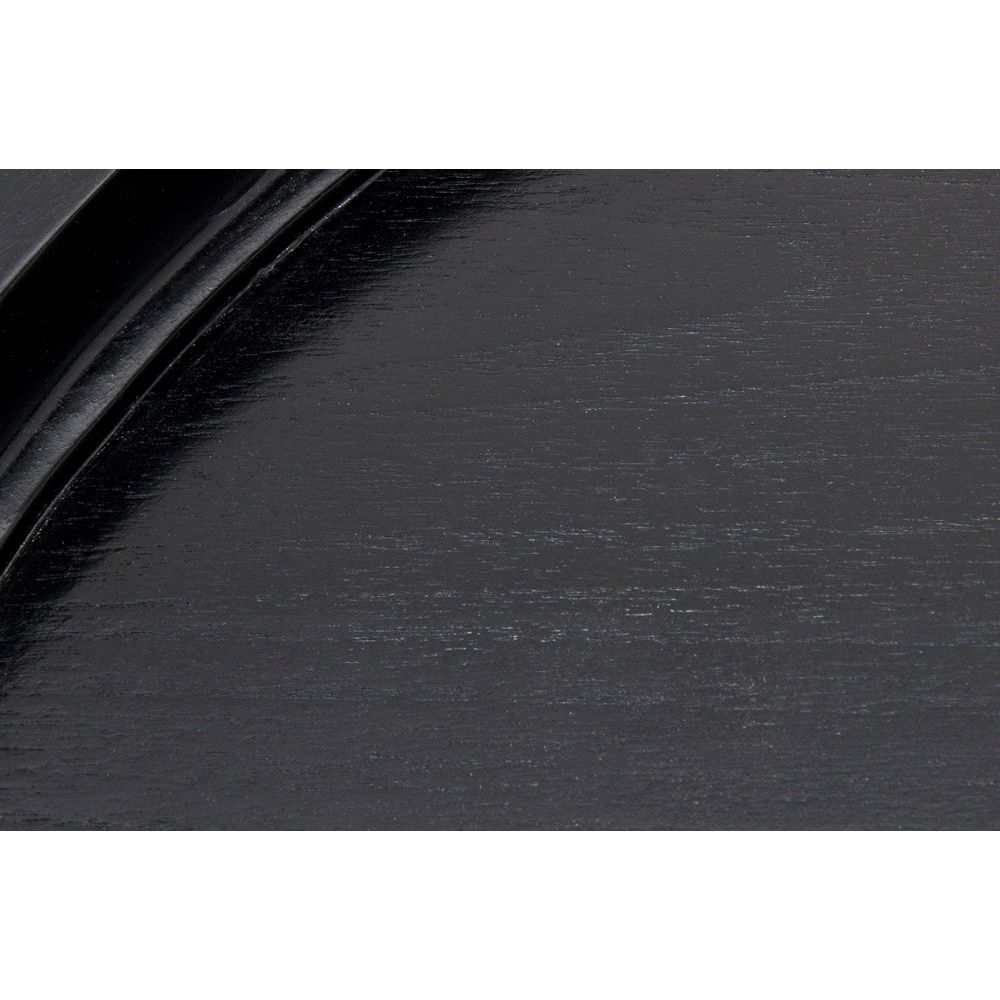 Gavin Side Table, Hand Rubbed Black by NOIR