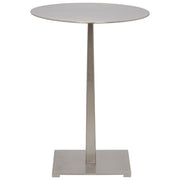 Stiletto Side Table, Metal with Antique Silver by NOIR