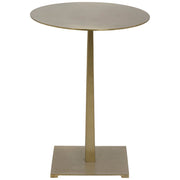 Stiletto Side Table, Metal with Brass Finish by NOIR