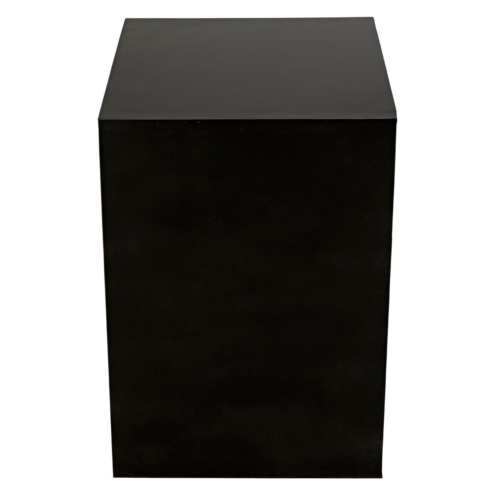 Quintin Side Table, Black Iron by NOIR