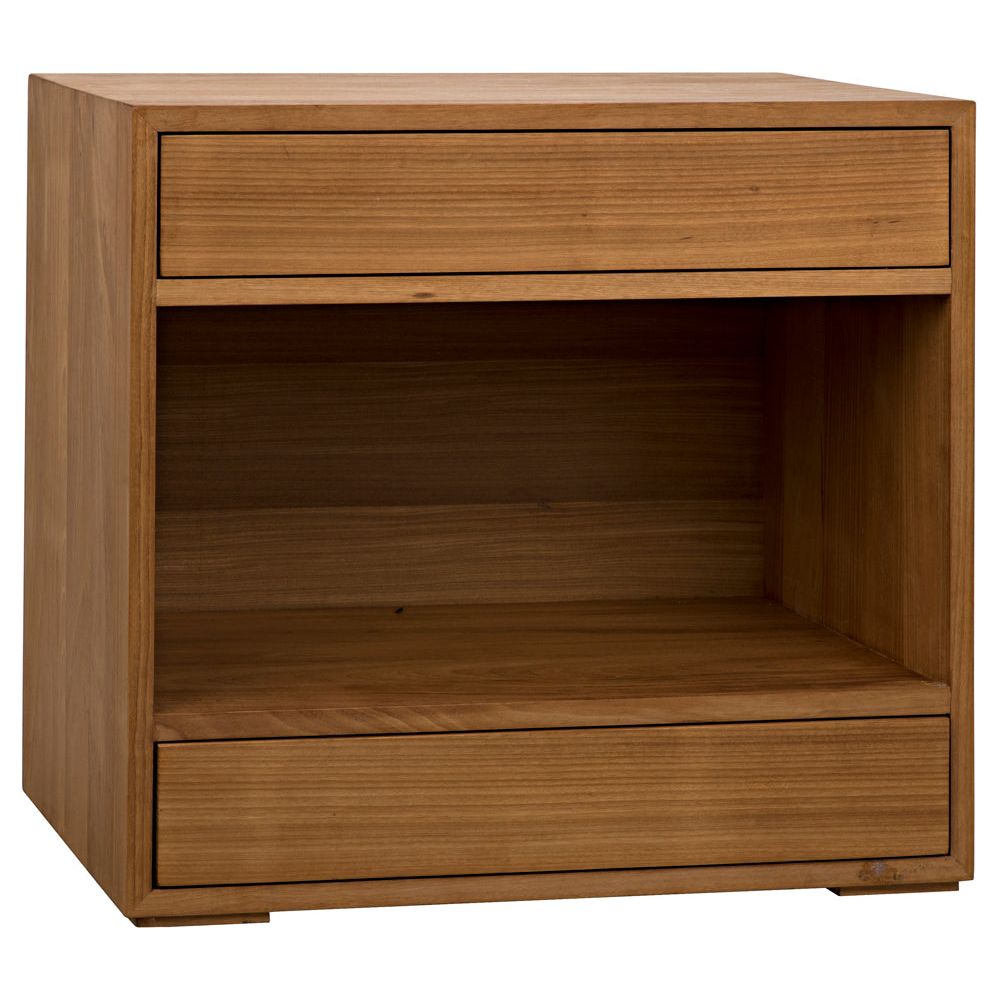 SL05 Side Table, Gold Teak by NOIR