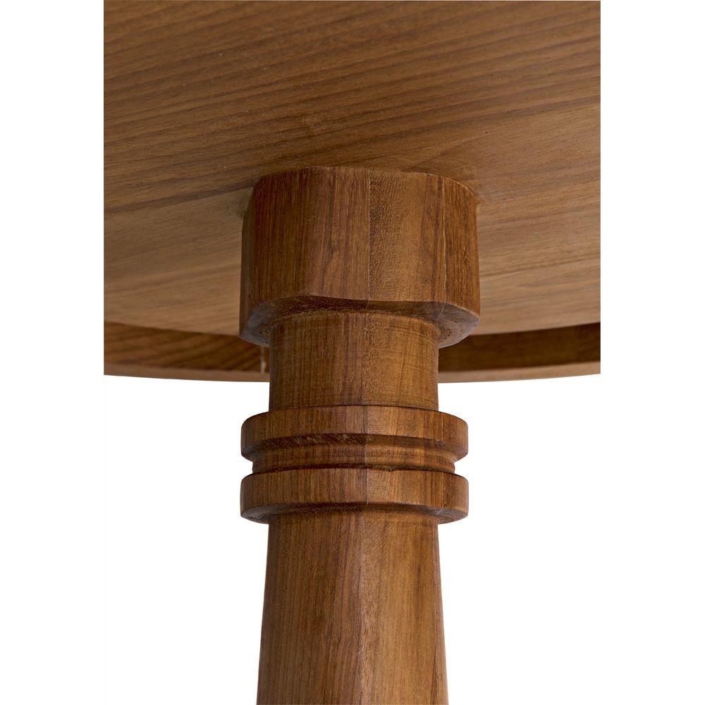 Comodo Side Table, Gold Teak by NOIR