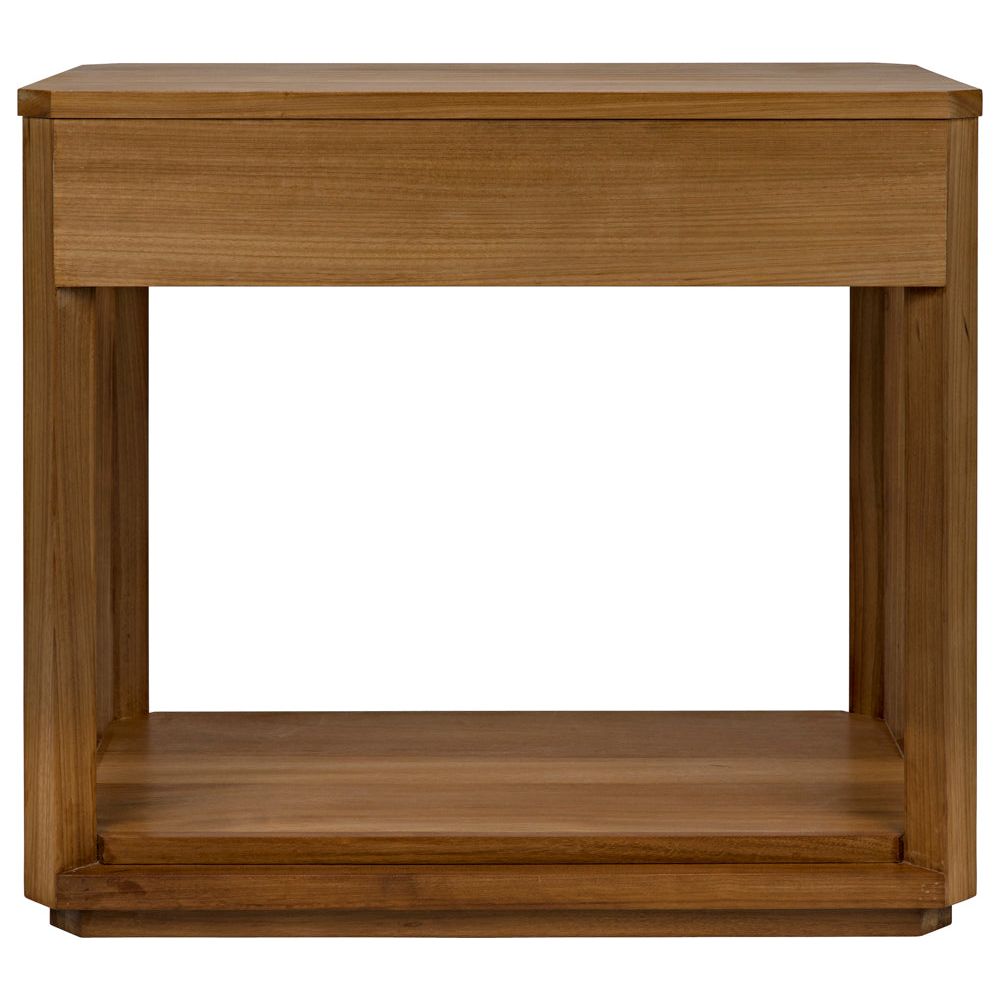SL11 Side Table, Gold Teak by NOIR