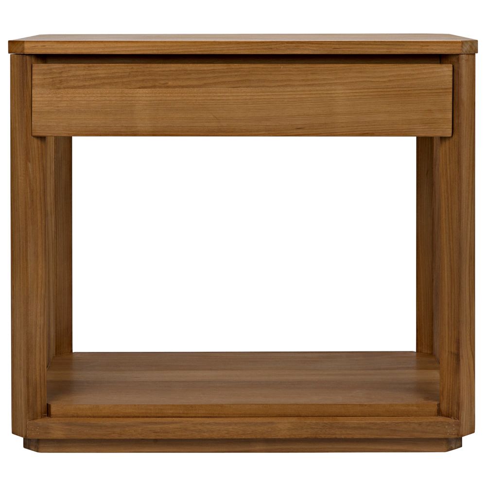 SL11 Side Table, Gold Teak by NOIR