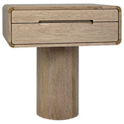 Langford Side Table, Washed Walnut by NOIR