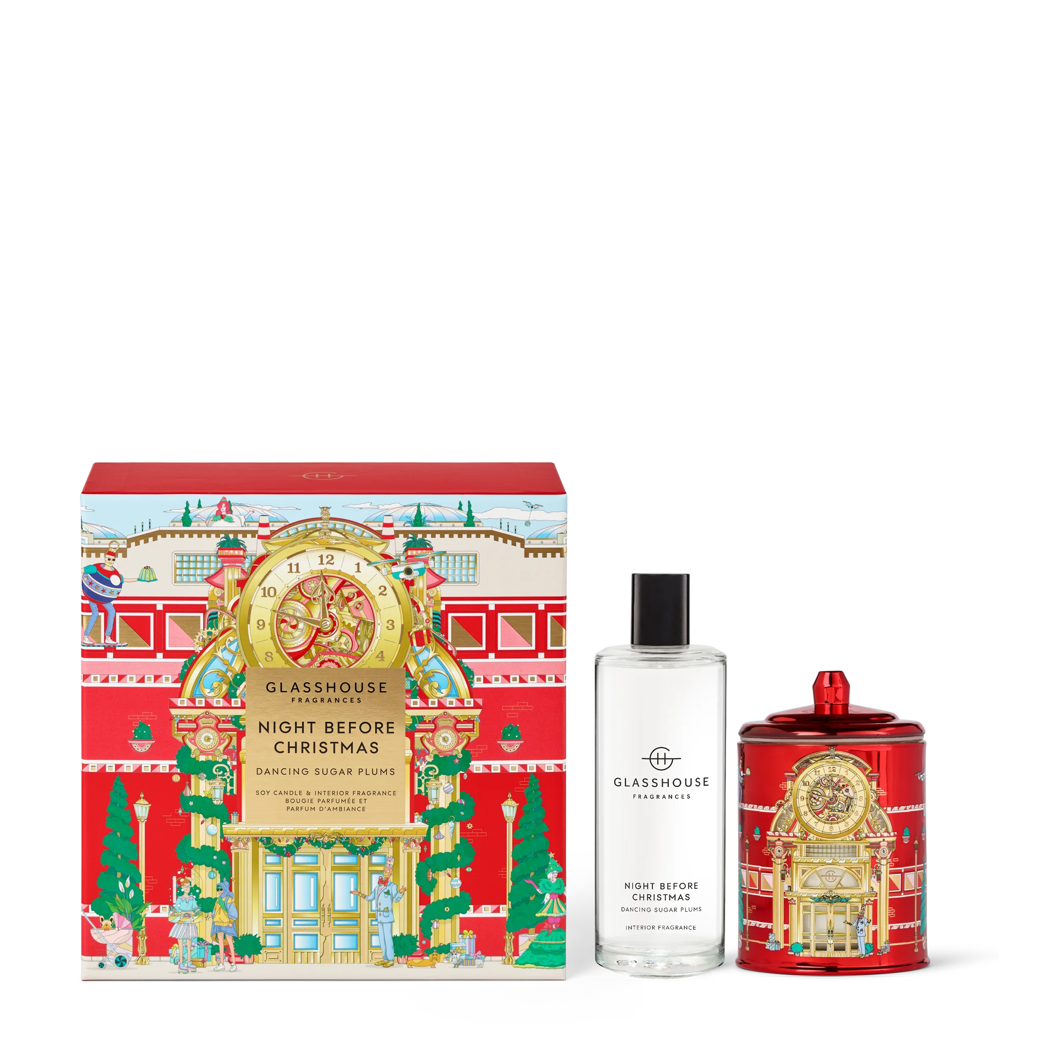 Glasshouse Fragrances Night Before Christmas Dancing Sugar Plums Gift Set by GLASSHOUSE