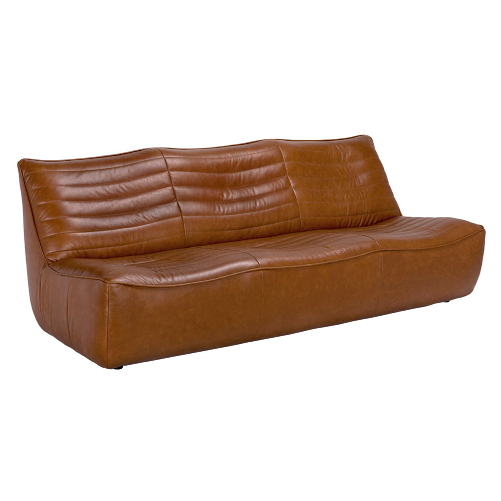 Mcclain 3 Seater, Roche Tan by NOIR