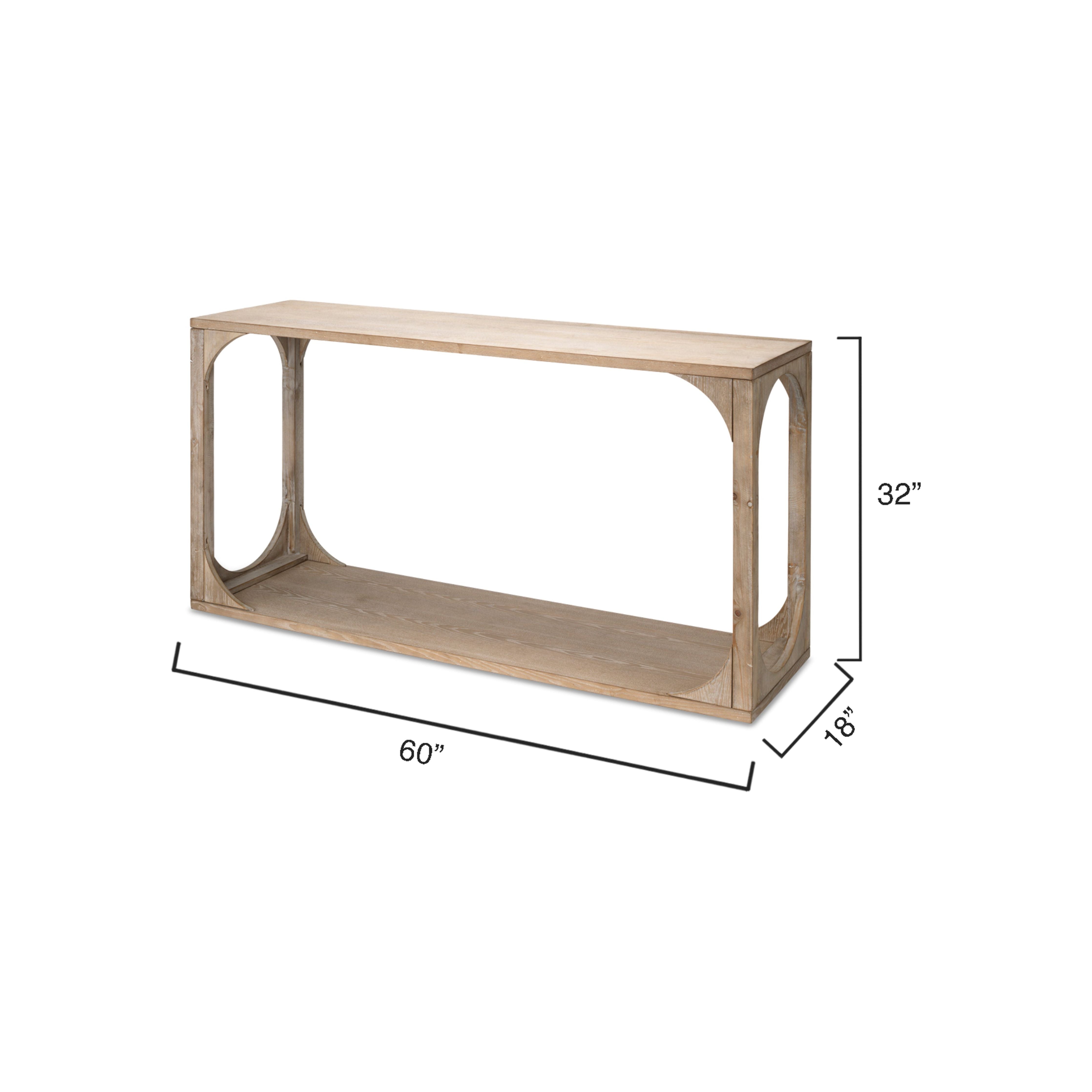 Everett Wood Console Table by Jamie Young