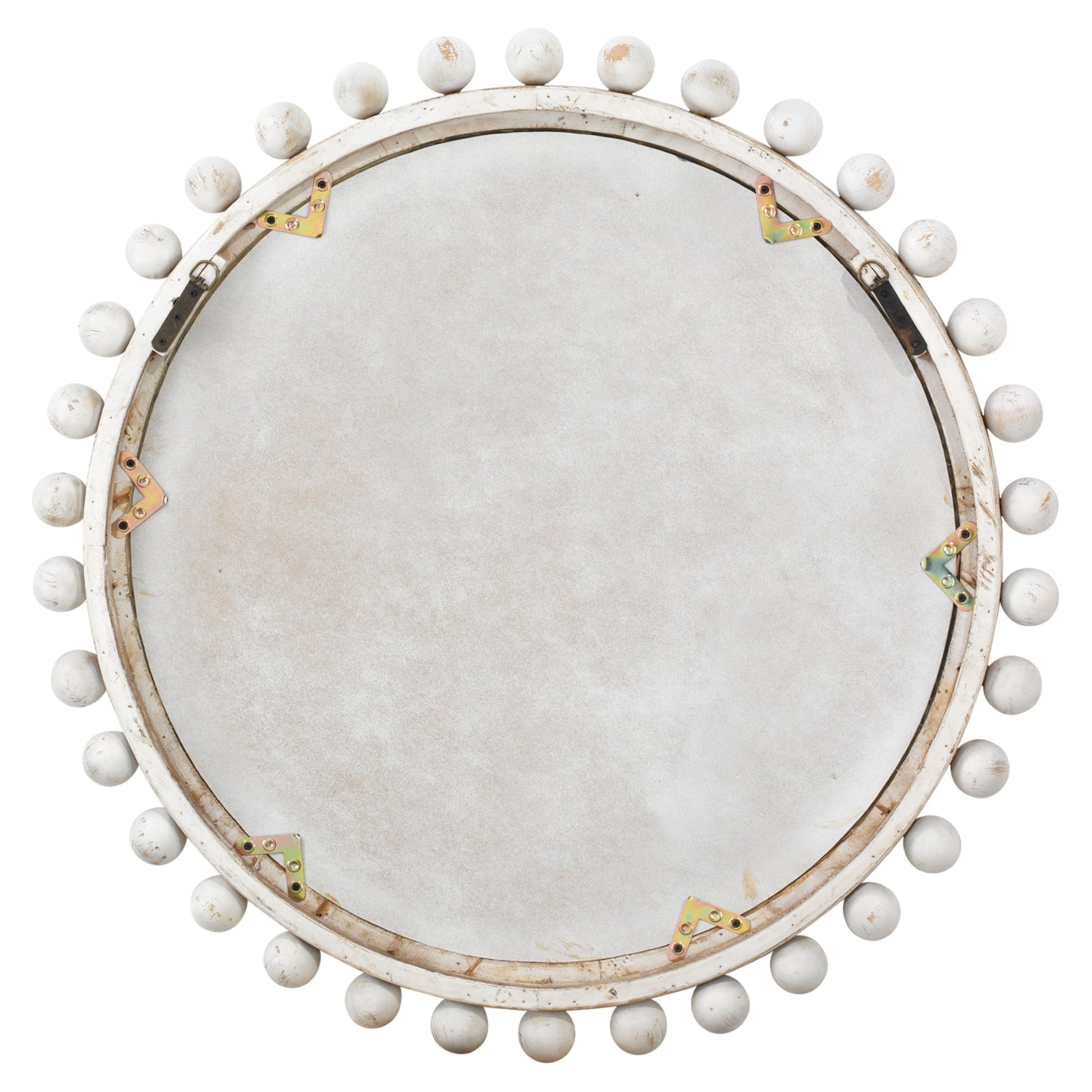 Brighton Round Wood Mirror by Jamie Young