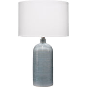 Declan Ceramic Table Lamp, Blue by Jamie Young