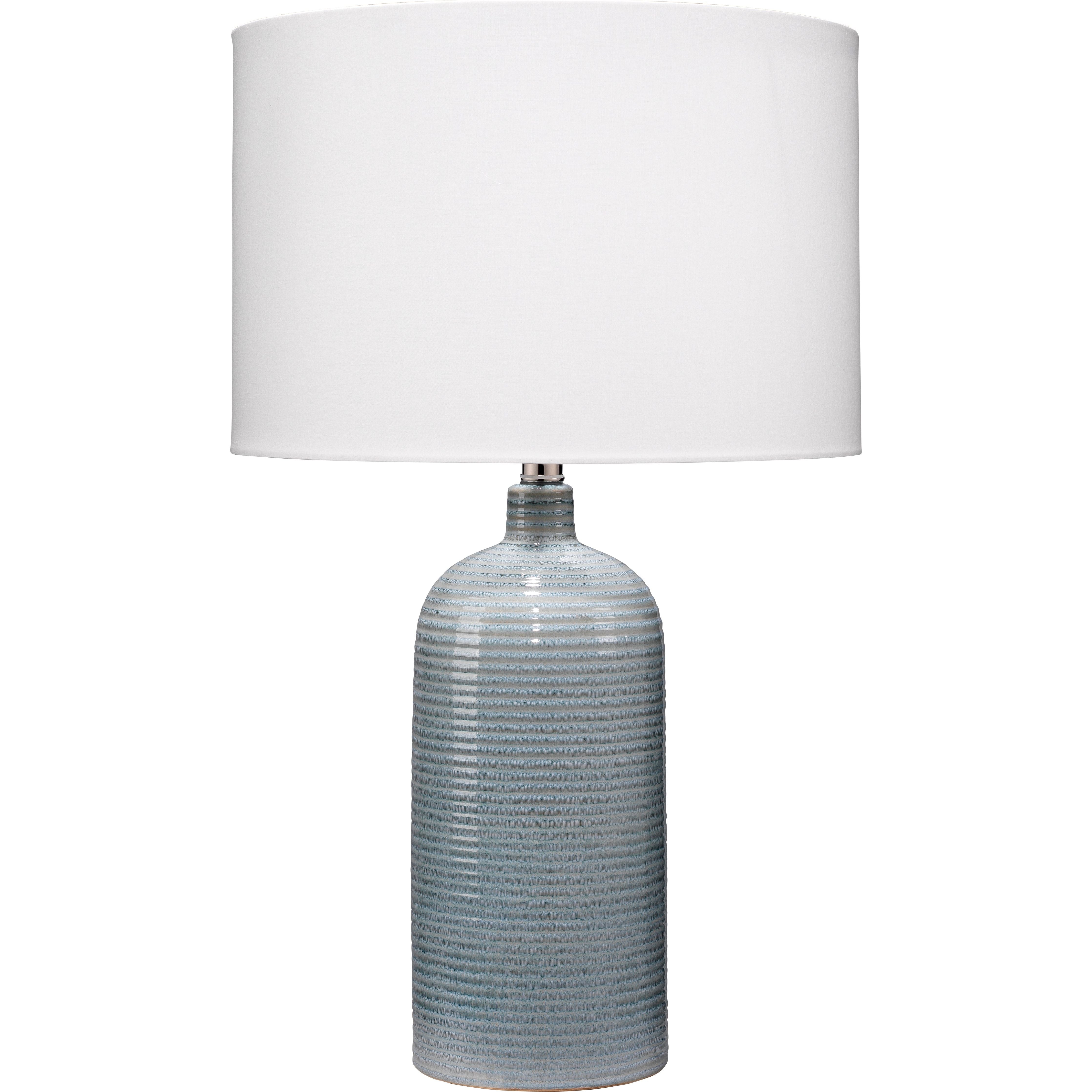Declan Ceramic Table Lamp, Blue by Jamie Young