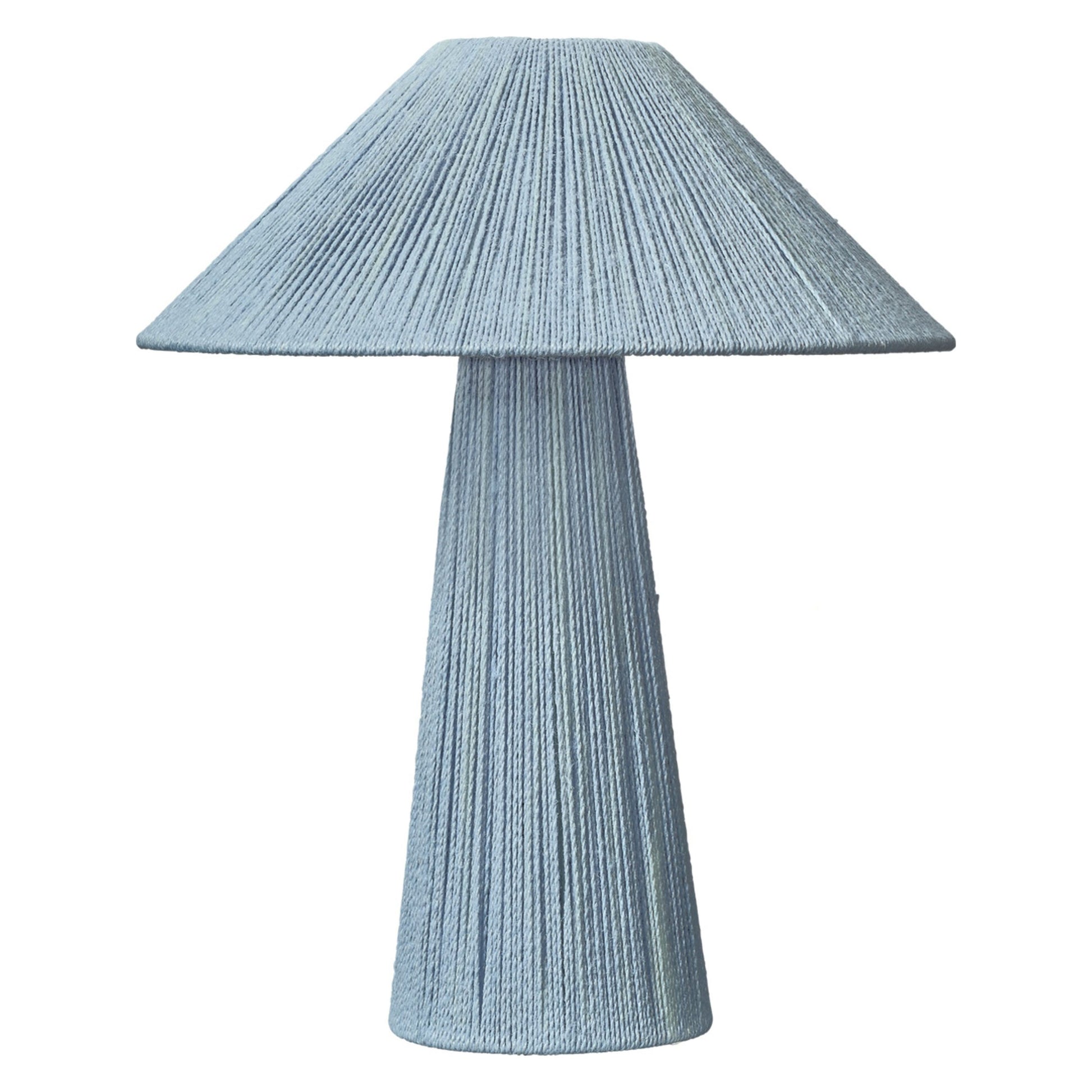 Tension Jute Table Lamp Blue by Jamie Young