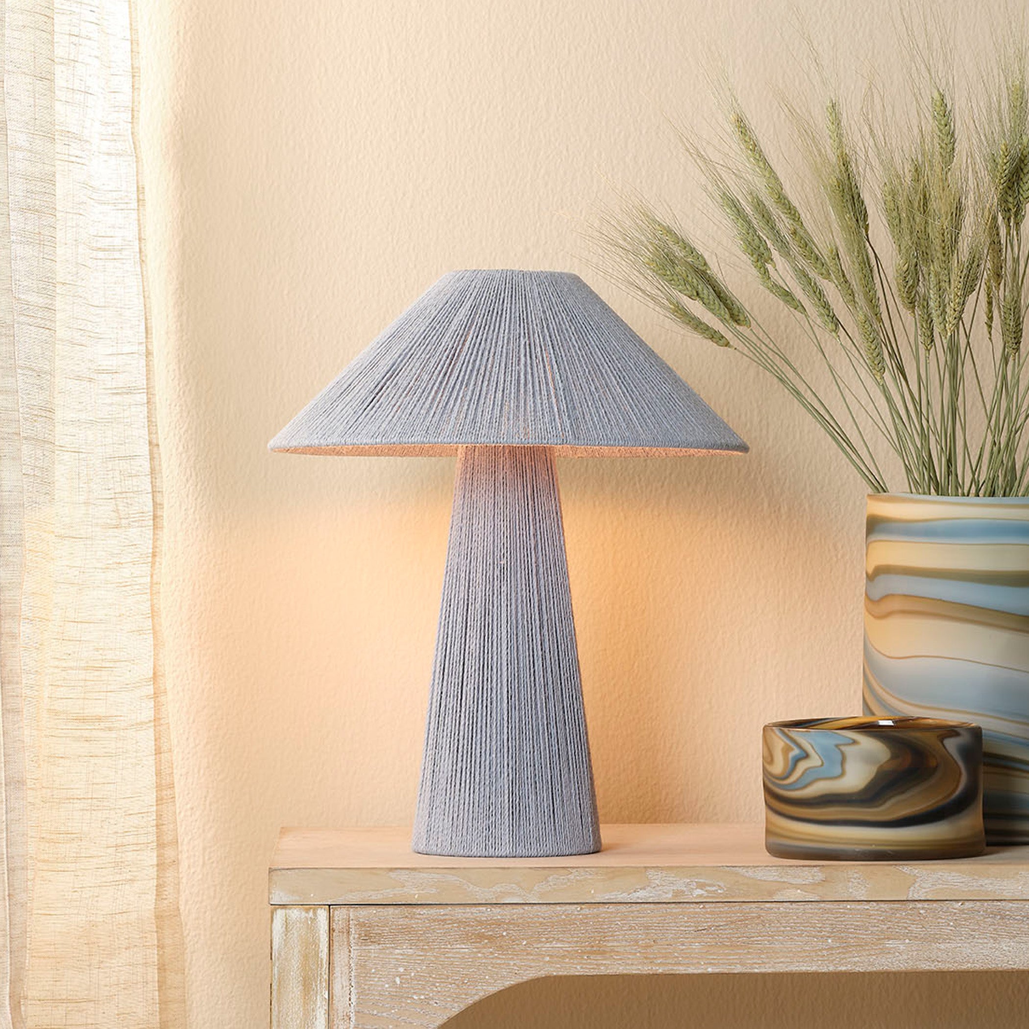 Tension Jute Table Lamp by Jamie Young
